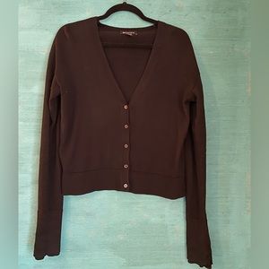 Athleta Shift Cardigan - Black - Size Small